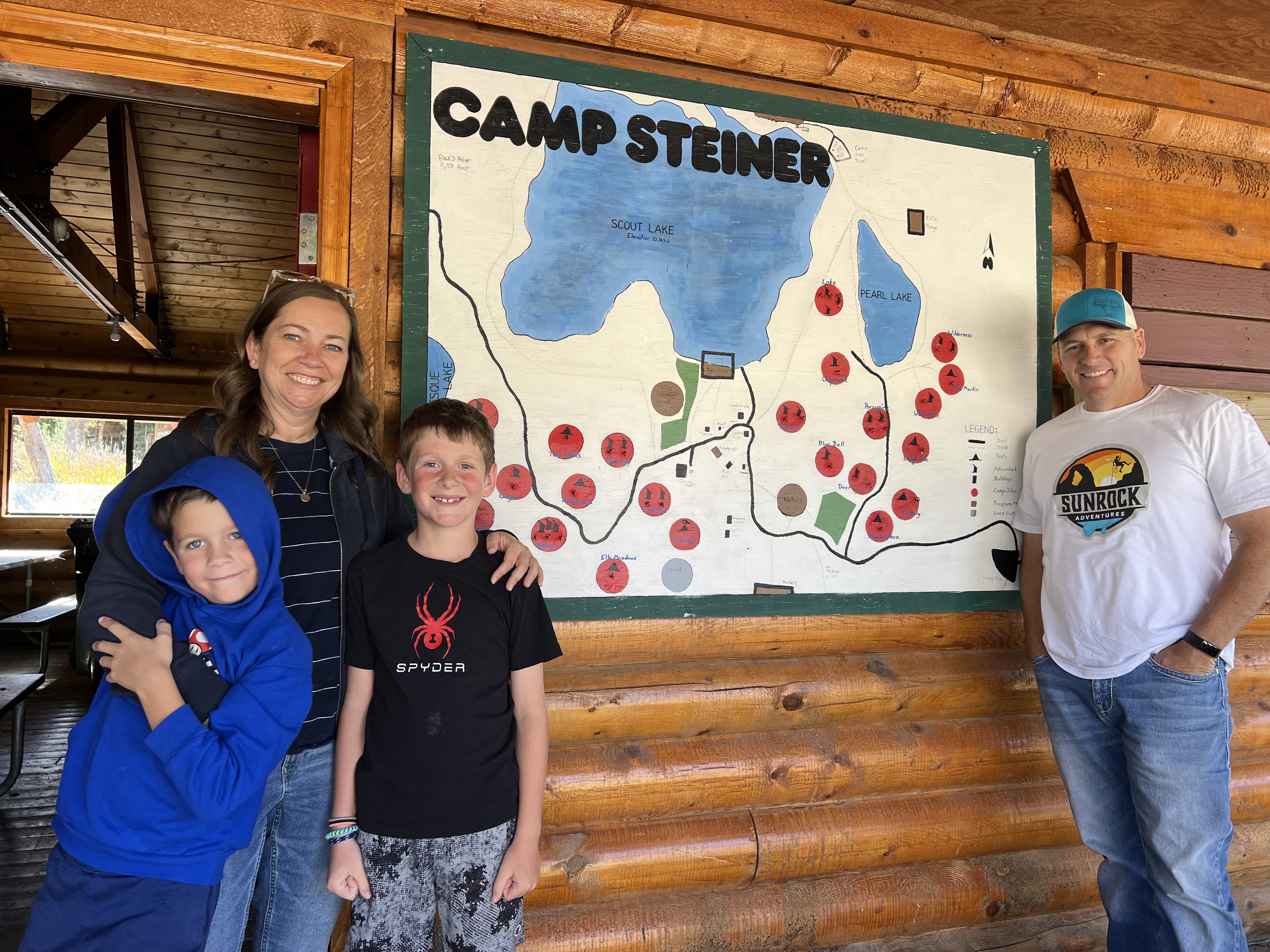 The Stevens family is at Camp Steiner. Camp Steiner, in Utah's High Uintas, was used for nearly 100 years almost exclusively by Boy Scouts. But the new owner said it will reopen to include many more groups.