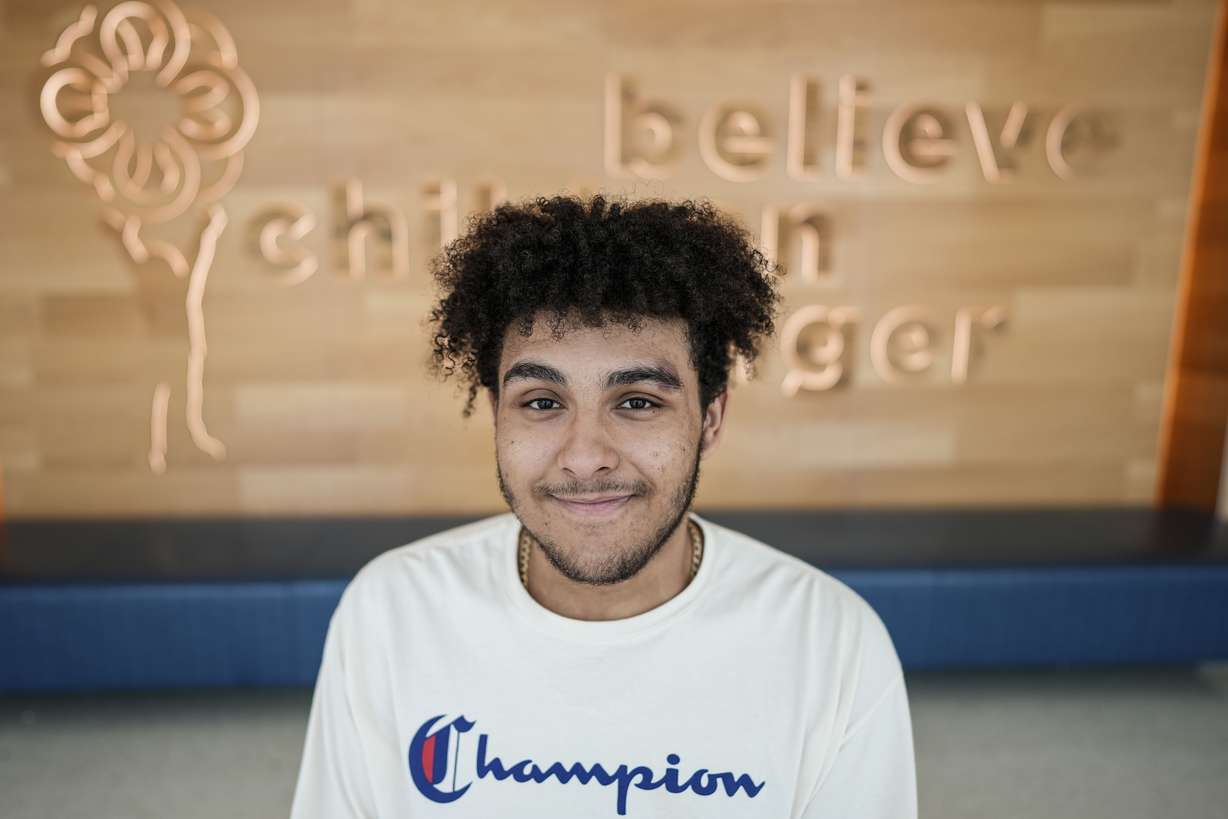 Israel McKenzie stands for a portrait in Chattanooga, Tenn., on Tuesday. In 2023, the weight-loss drug Wegovy helped him shed 110 pounds in nine months, making him part of what new research shows is a sharp surge in the use of powerful medications to treat diabetes and obesity in adolescents and young adults.