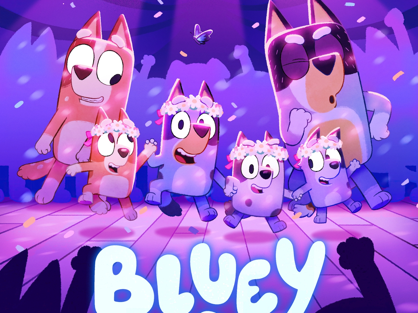 The TV show "Bluey" from Disney is pictured.