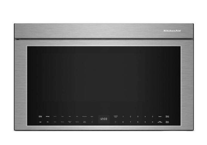 KitchenAid Multifunction Over-the-Range Microwave Oven with Flush Built-In Design