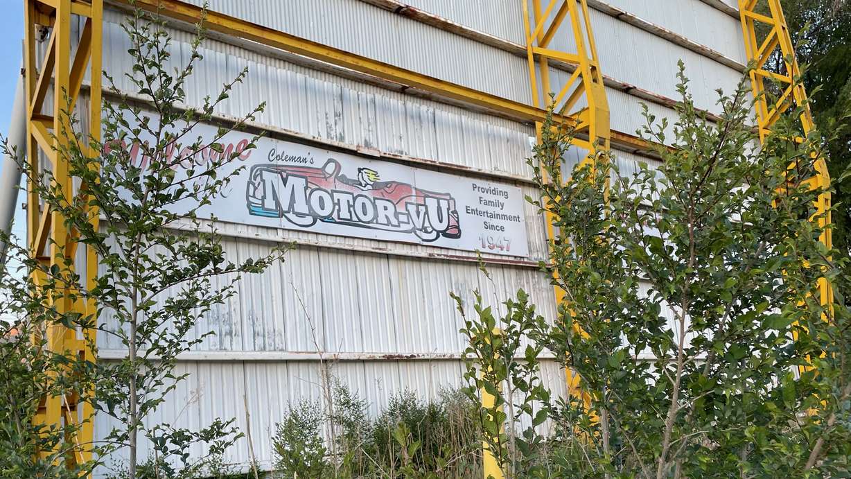 The site of the old Coleman's Motor-Vu Drive-In, located in Riverdale, photographed Thursday. The process to demolish the drive-in has started.