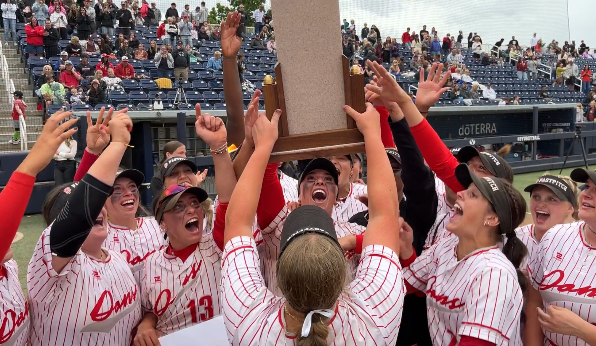 Spanish Fork beat Springville twice Friday, May 24, 2024 to win the Dons' fourth consecutive 5A softball title at Gail Miller Field at BYU.