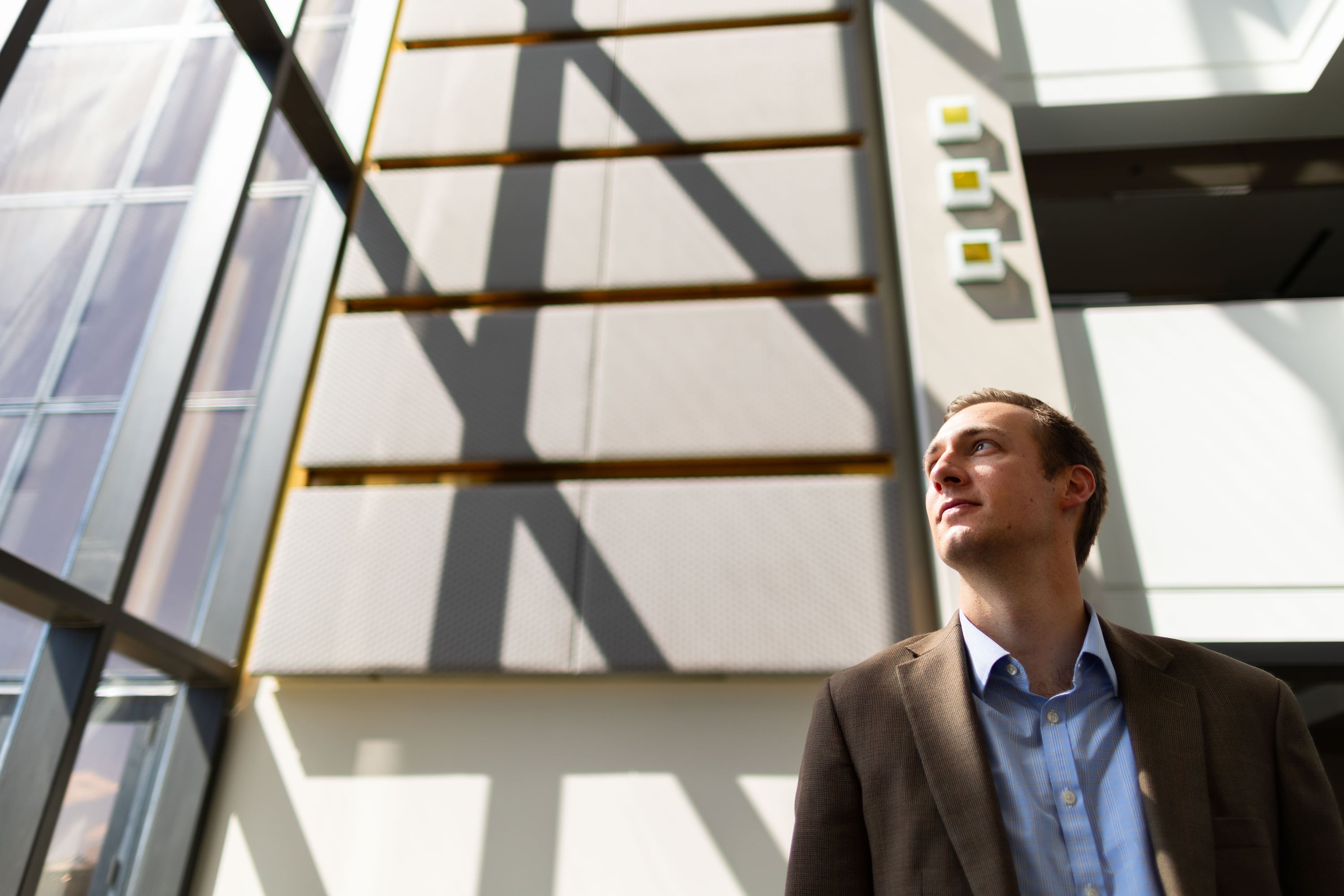 Jared Young, an independent Missouri Senate candidate, poses for a portrait at the Deseret News office in Salt Lake City on May 1. The independent Senate campaign of the Brigham Young University alum has attracted the help of the architect behind Evan McMullin's 2016 presidential run.