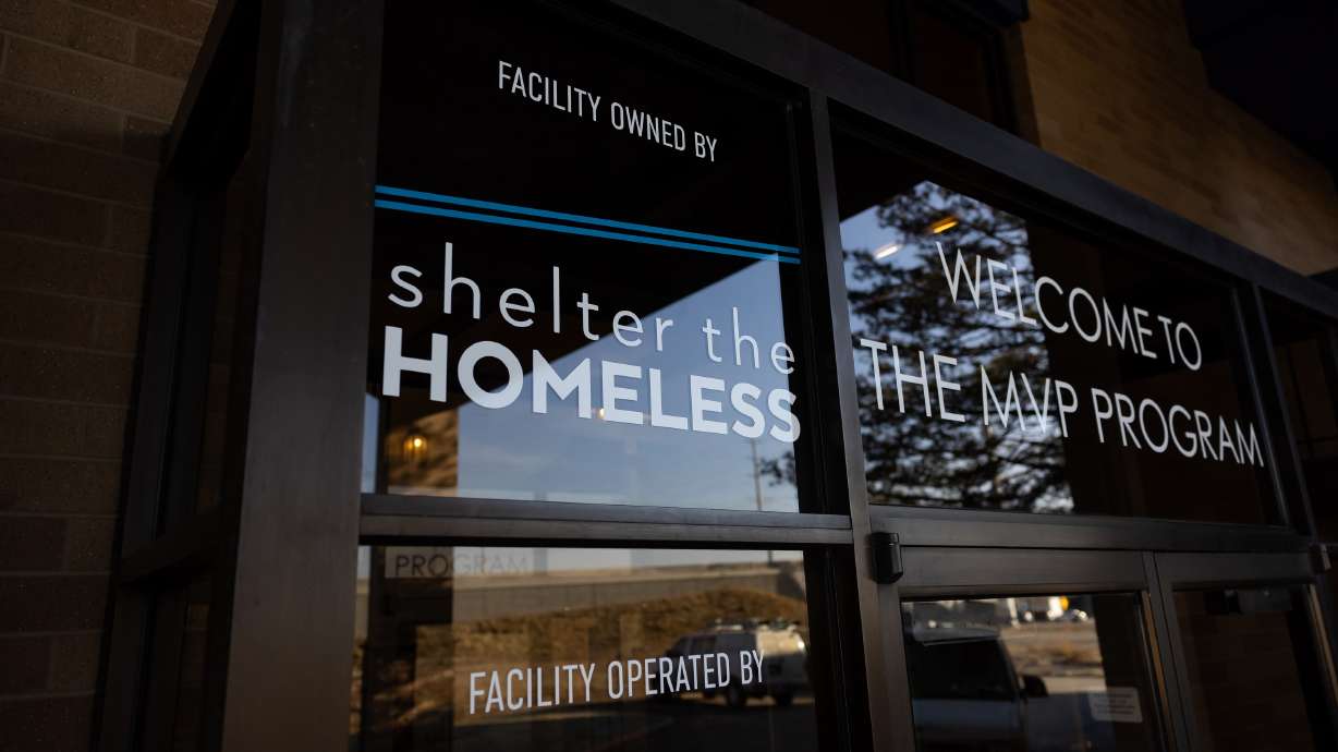 A resident of a homeless shelter in Sandy has been jailed on suspicion of murder in the death of a roommate.