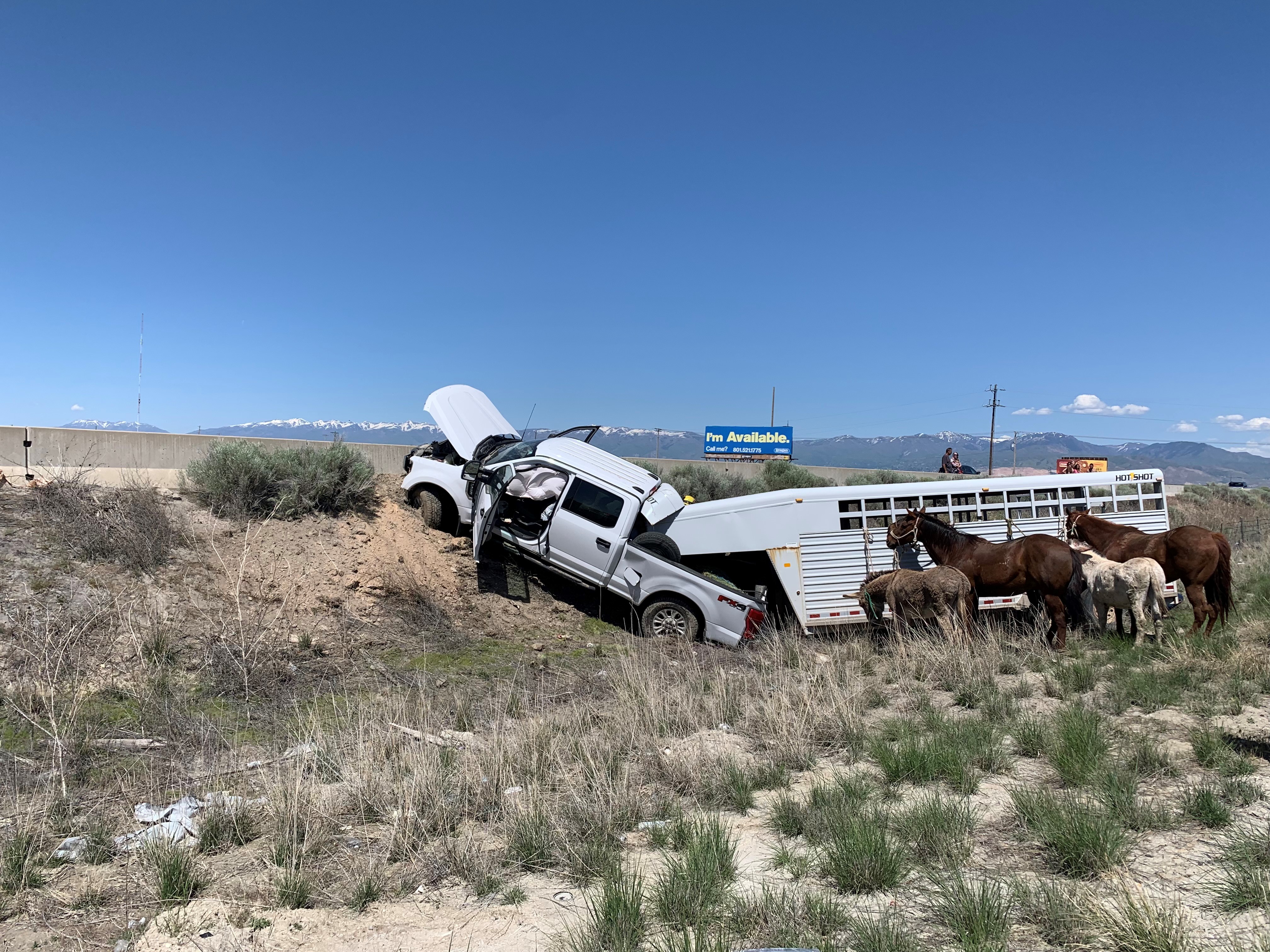Westbound I-80 was closed for several hours in Salt Lake County due to a wrong-way collision on Monday.