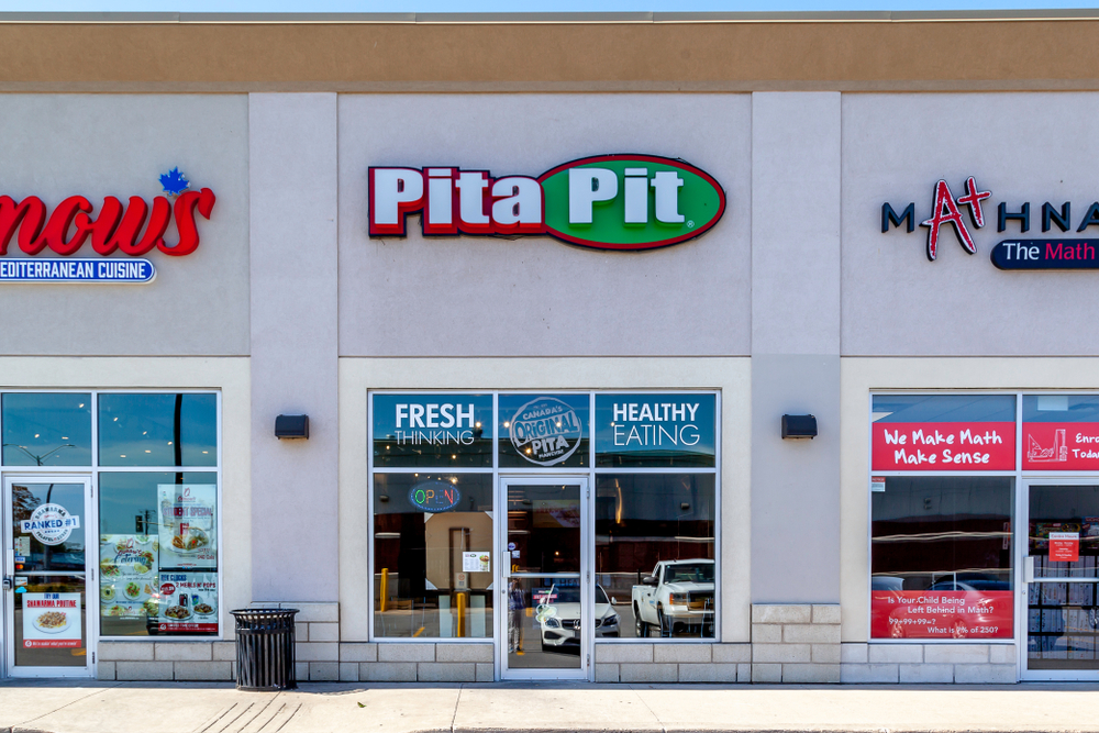 A Pita Pit location in St. Catharines, Ontario, Canada, is pictured on Sept. 19, 2019. The company announced Wednesday it plans to open at least 10 new locations in the Salt Lake City area over the next five years.
