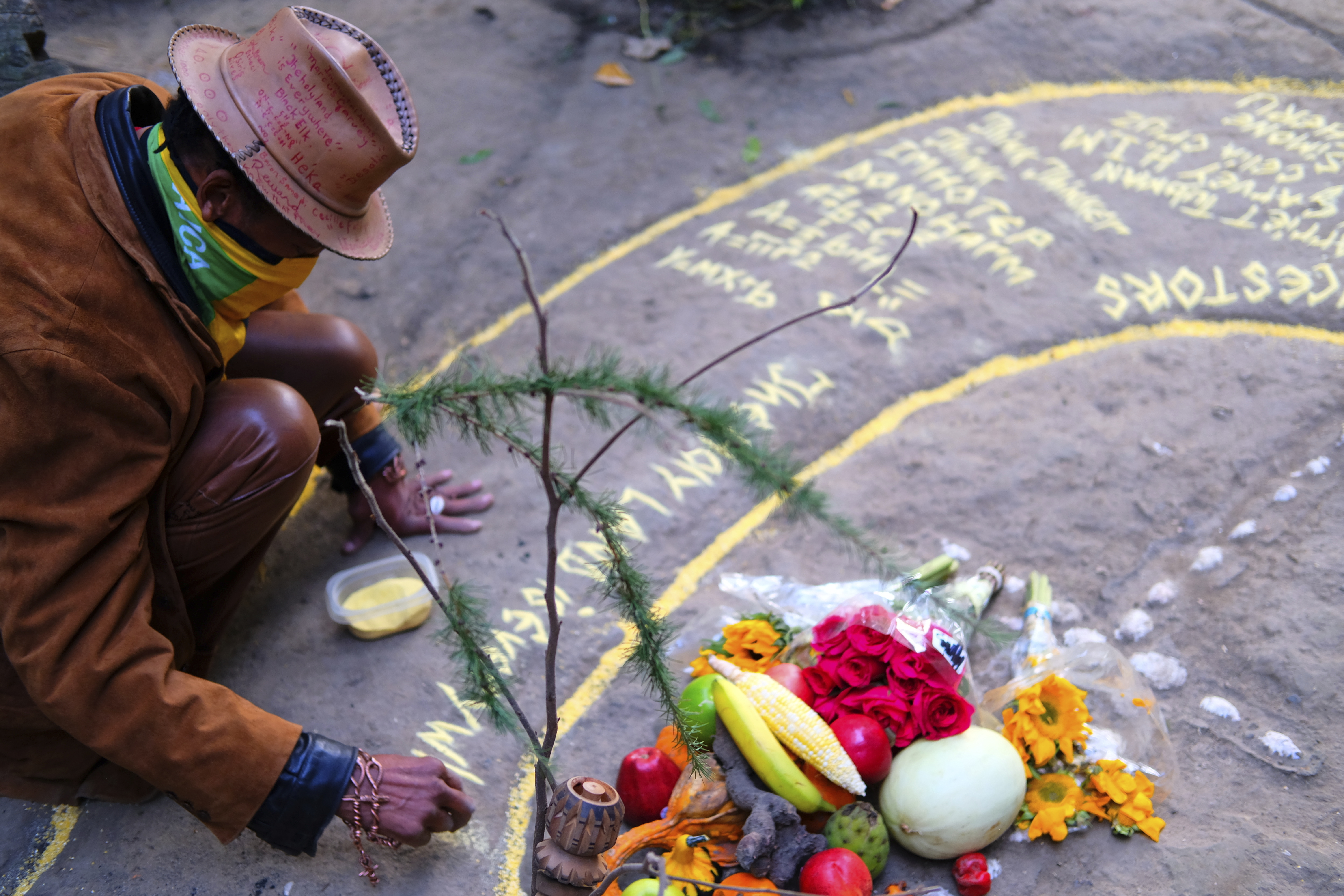 A Jamaican member of the Rastafari faith during a drumming circle at Brooklyn’s Prospect Park on Oct. 24, 2021. A different member of the Rastafarian faith has asked the Supreme Court to hear his case against prison officials in Louisiana.