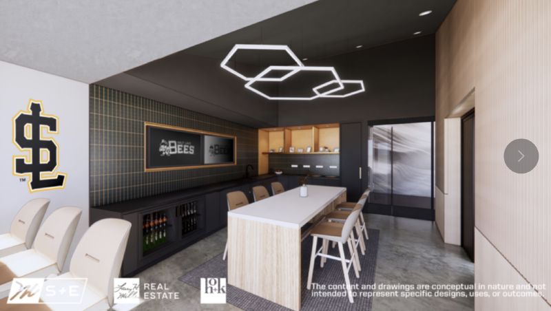 A rendering of the field suite at Daybreak Field that Miller Sports and Entertainment released on Thursday. - Miller Sports and Entertainment