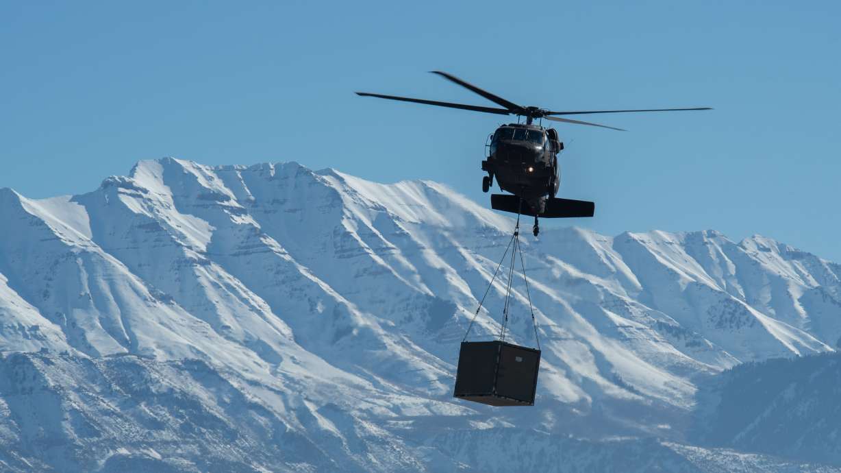 Utah Army and Air National Guardsmen participate in a joint exercise on Jan. 31 at Camp Williams. The military plans to incorporate 2.7 million acres of land in northern Utah for various installations.