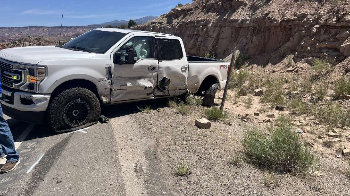 A motorcyclist died Thursday in a crash on U.S. 191 near Moab after her bike experienced failure, and she crashed into a truck.