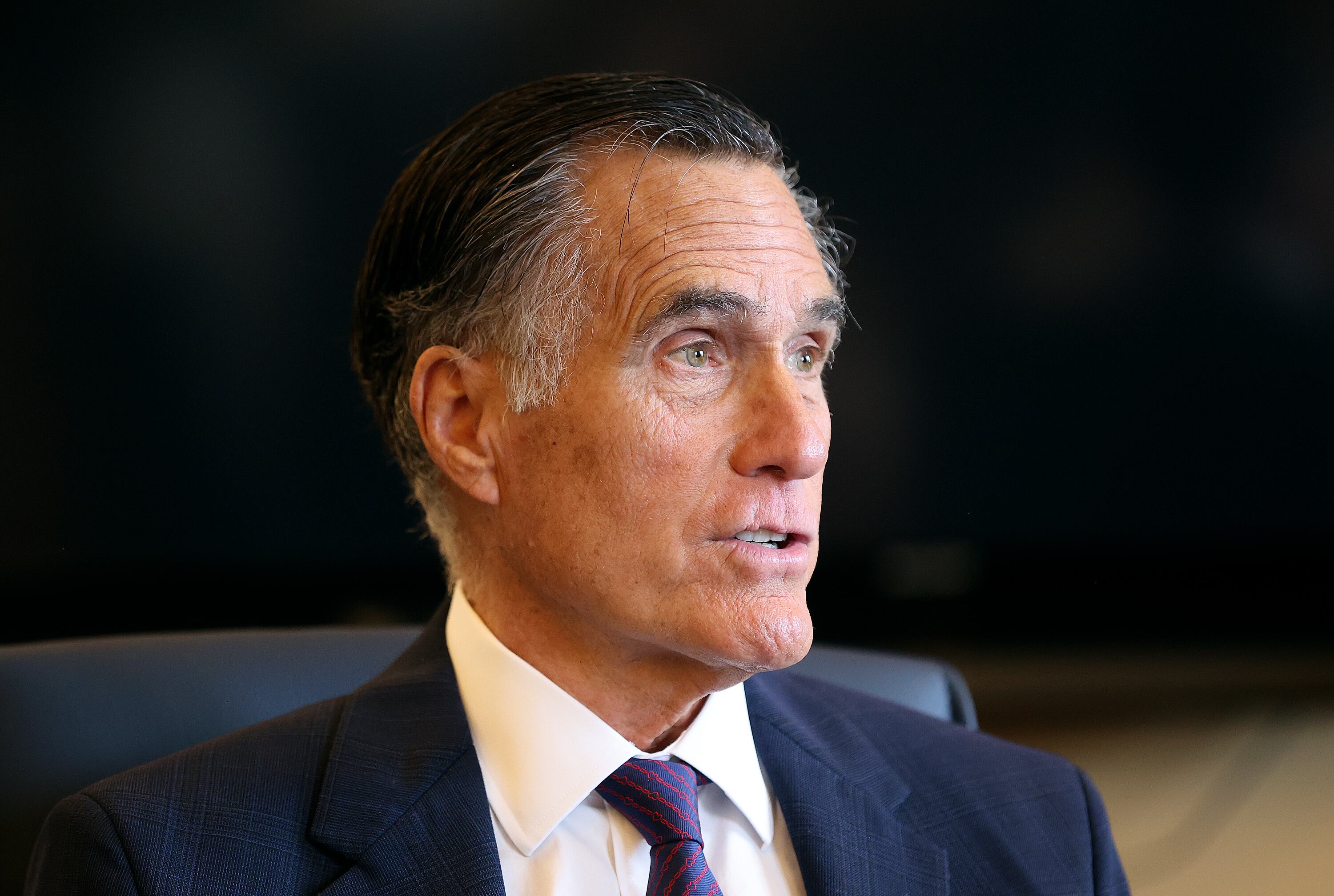 Utah Sen. Mitt Romney said Manhattan District Attorney Alvin Bragg should have settled the case against former president Donald Trump.