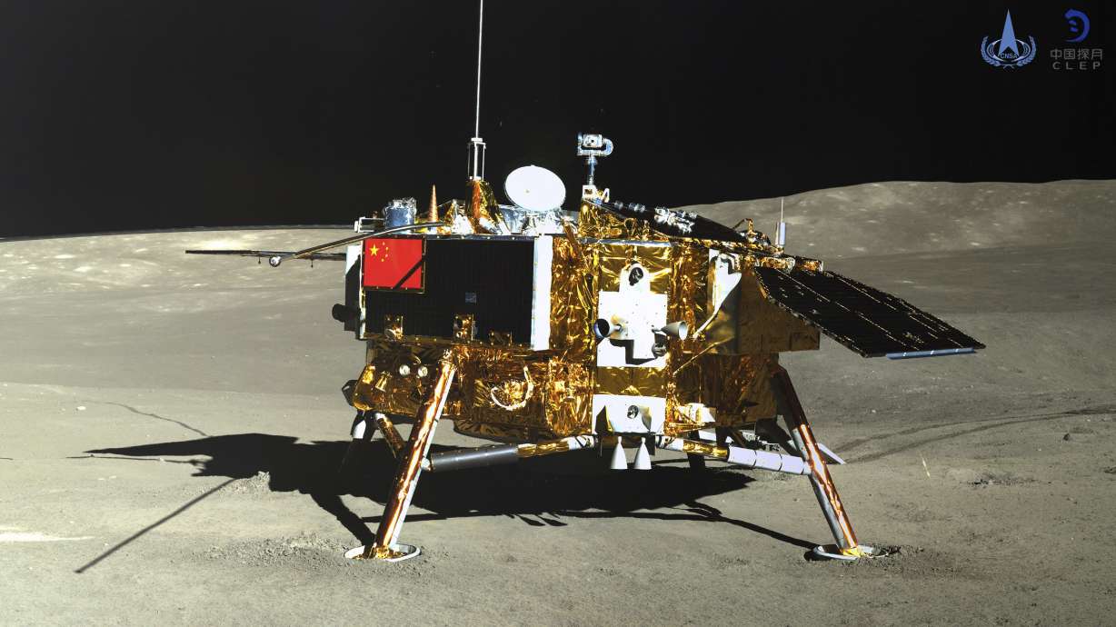 A Chinese spacecraft lands on the moons far side to collect rocks in growing space rivalry with US KSLcom A Chinese spacecraft lands on the moons far side to collect rocks in growing space rivalry with US KSLcom