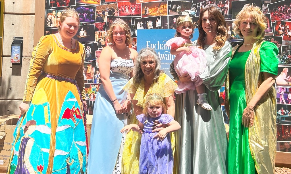 This family said they traveled from Indiana for a world record attempt for the largest gathering of people dressed as princesses, in Ivins on Saturday.