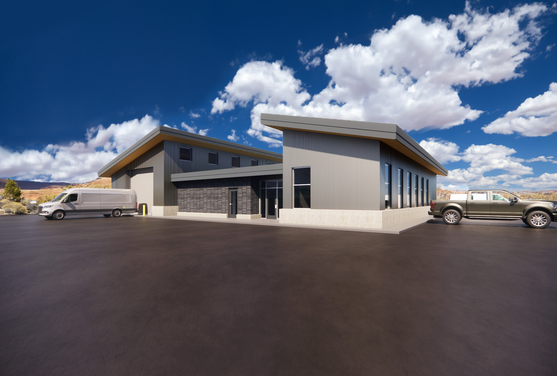 A rendering of what a new building at the future Loa Fish Hatchery will look like. Ground was broken on the project last week.