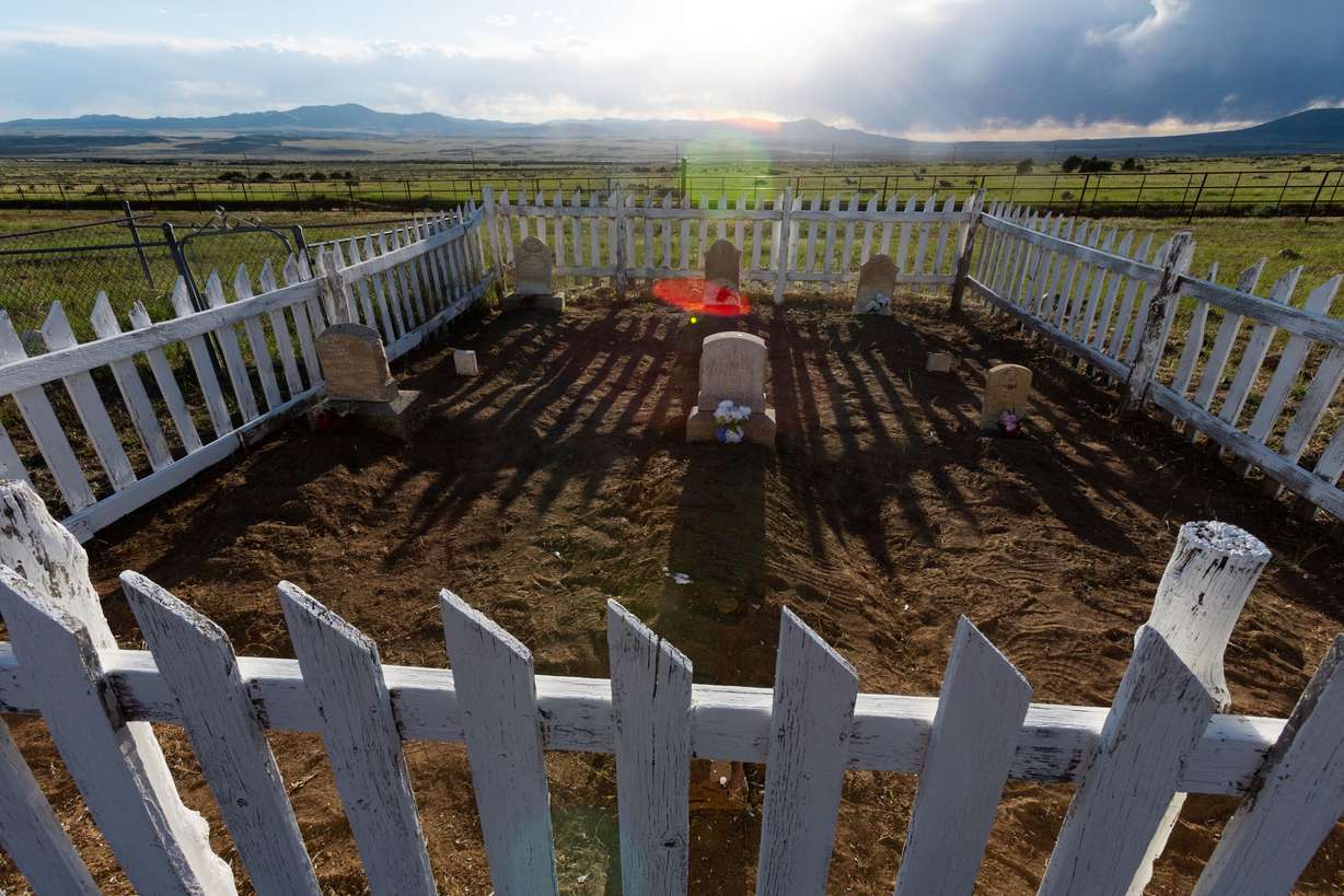 Graves are pictured at the cemetery in Silver City on May 28. Utah’s ghost towns were once bustling hubs of agriculture, mining and more.