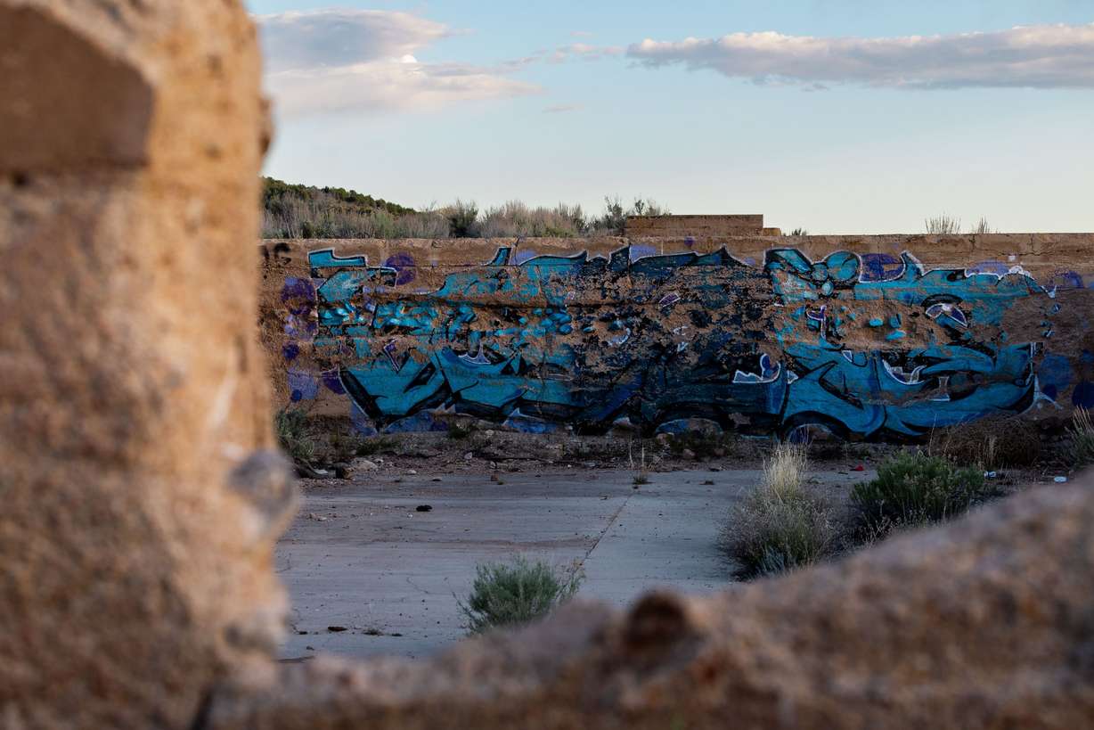 The ruins are in Silver City on May 28. Utah’s ghost towns were once bustling hubs of agriculture, mining and more.