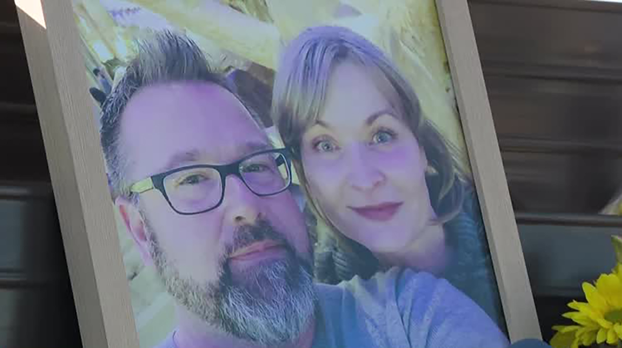 A photo shows Rodney Salm and his girlfriend, Michaela Himmleberger. Both died in a road rage crash in Eagle Mountain in 2023.