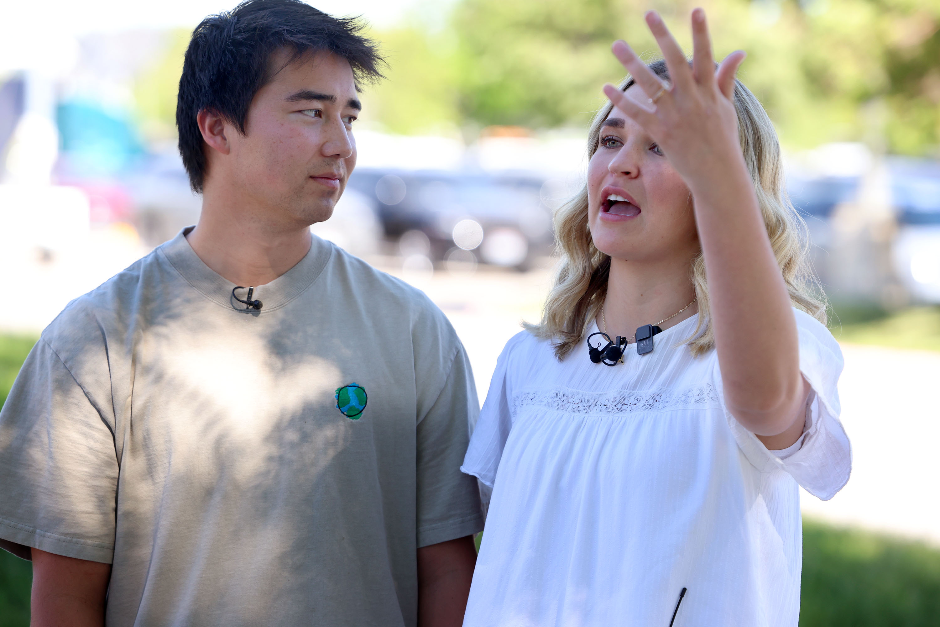 Alex and Lydia Kessinger describe how she and a mattress flew out of the bed of their truck because the mattress wasn't properly secured. Utah transportation officials are reminding drivers it is their responsibility to secure transported objects.