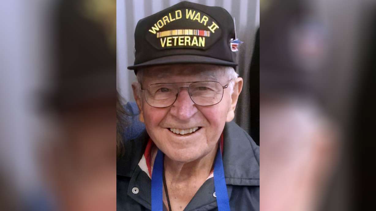 World War II Navy veteran Robert "Al" Persichitti, of Fairport, N.Y., is seen in this undated photo. He is being mourned, Thursday, after his death en route to France to commemorate the 80th anniversary of D-Day