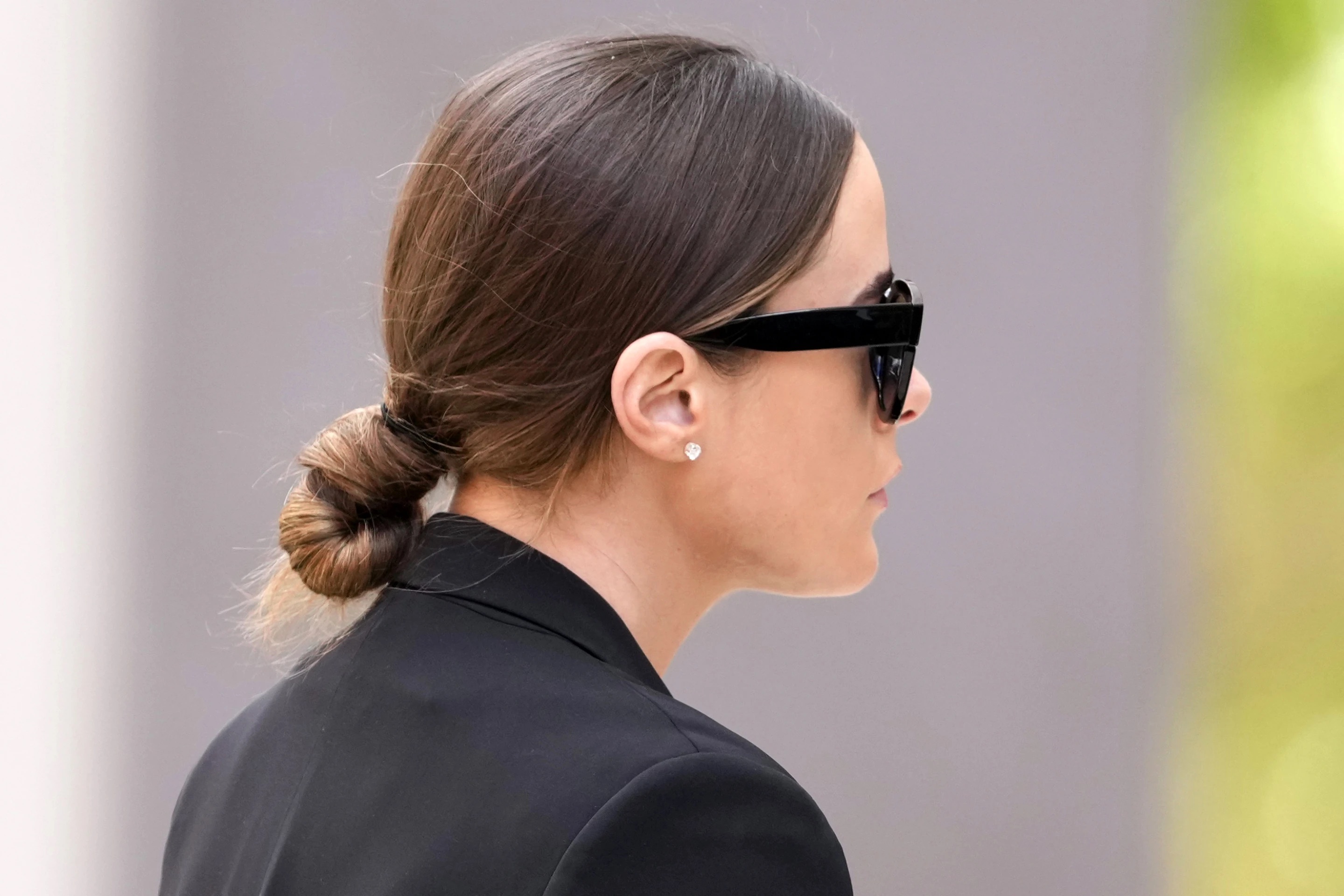 Naomi Biden, daughter of Hunter Biden, arrives at federal court in Wilmington, Del., Friday.