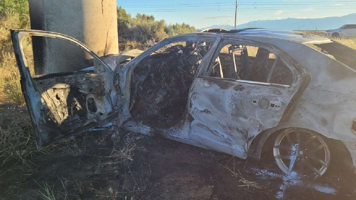 A driver was killed after running into the concrete support of a bridge near the airport Saturday.