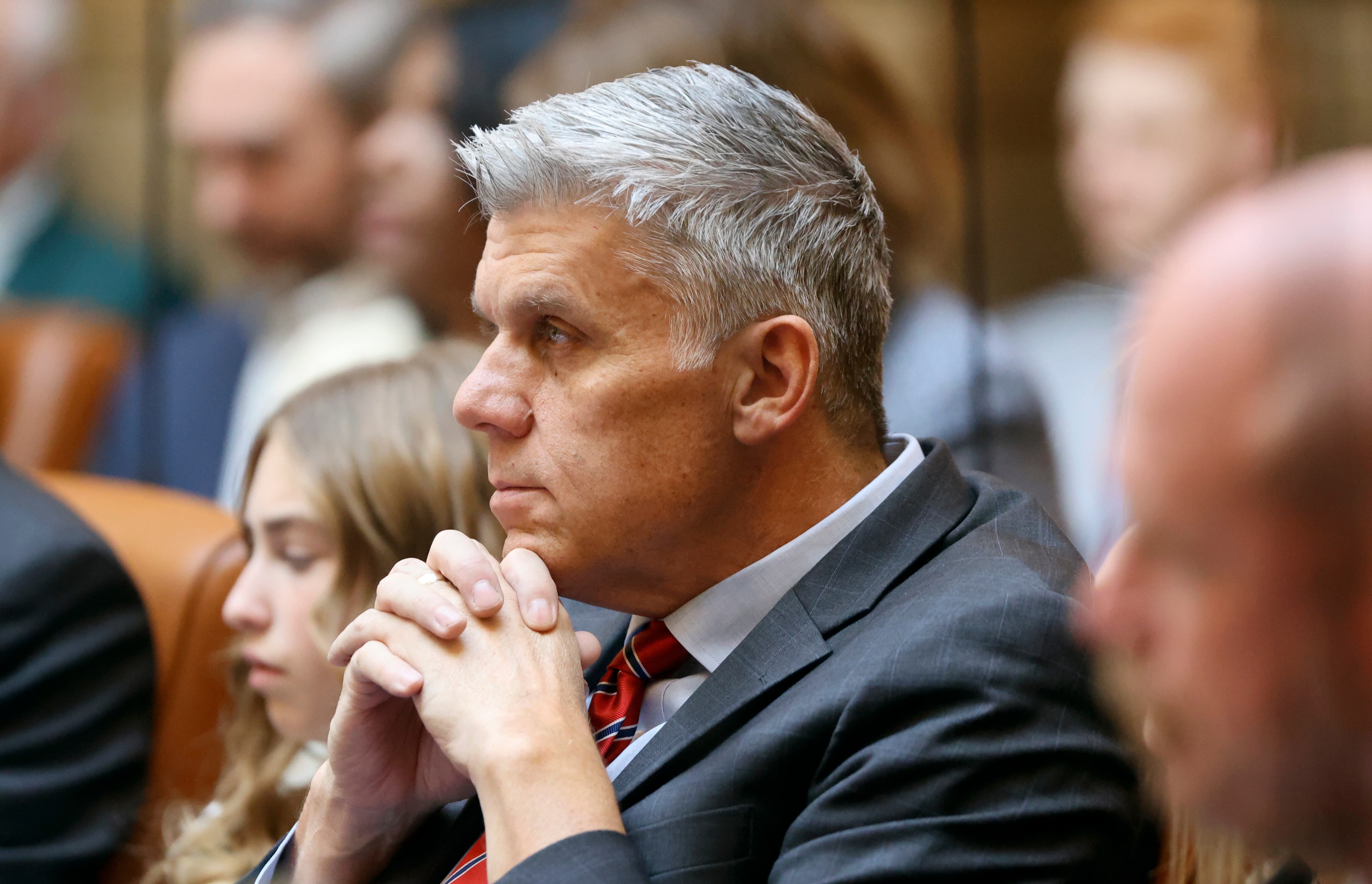 Rep. Phil Lyman, R-Blanding, at the Capitol in Salt Lake City on Jan. 16. A private firm conducted an investigation into Lyman's conduct after state employees said he mimicked female staff and called employees “idiots” during a Jan. 25 meeting.