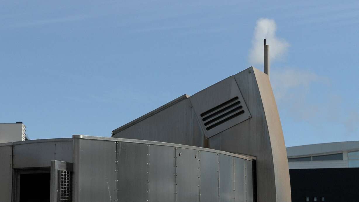 The Utah delegation visited this geothermal well in Iceland.