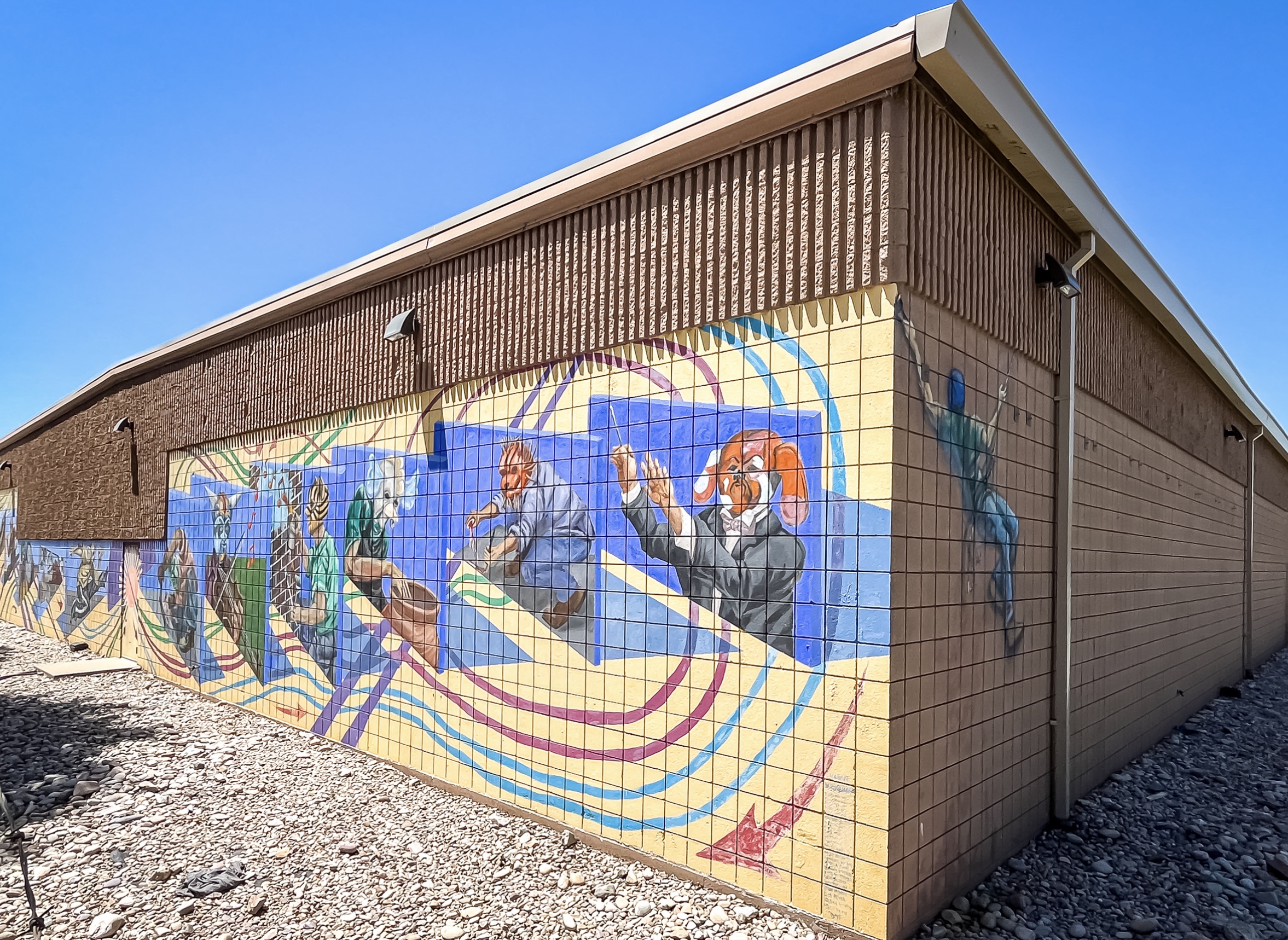 A building located at the corner of 300 South and 500 West is pictured on Tuesday. The building that once housed Utah's art collection is located on the site of a proposed plaza tied to USA Climbing's plans.