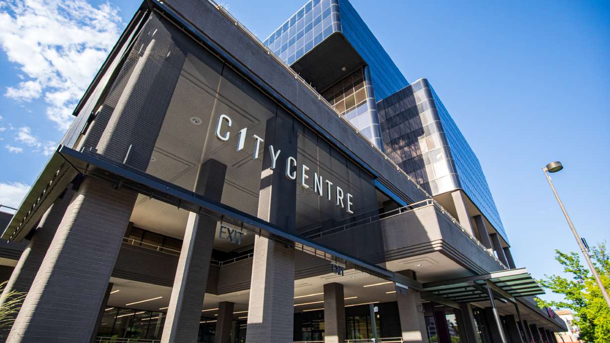 The City Centre building in Salt Lake City is pictured on Wednesday. The property was purchased by the University of Utah.