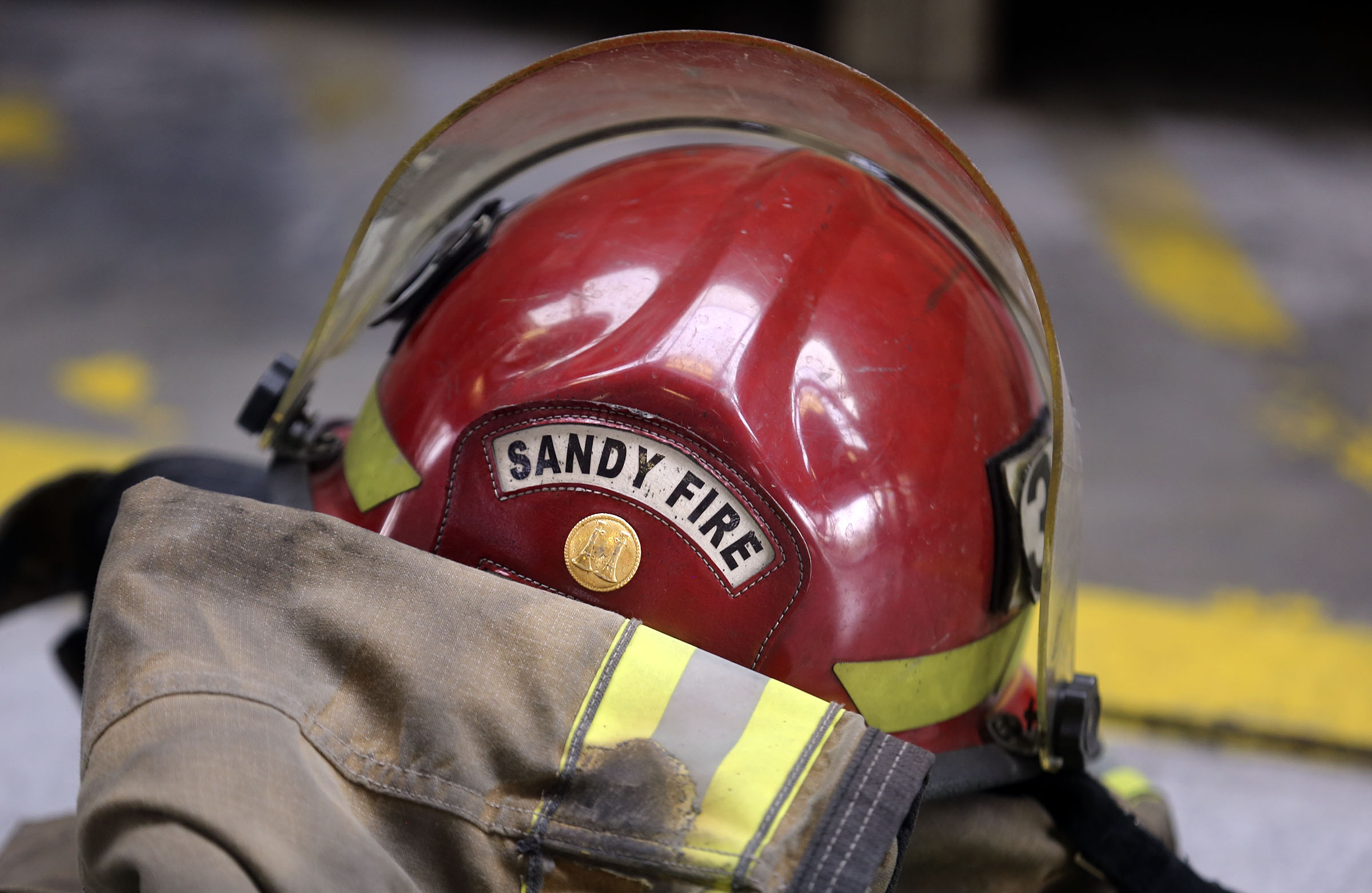 A detached garage containing raw gunpowder and ammunition caught fire Thursday in Sandy, leading to a hazardous situation for responding firefighters.