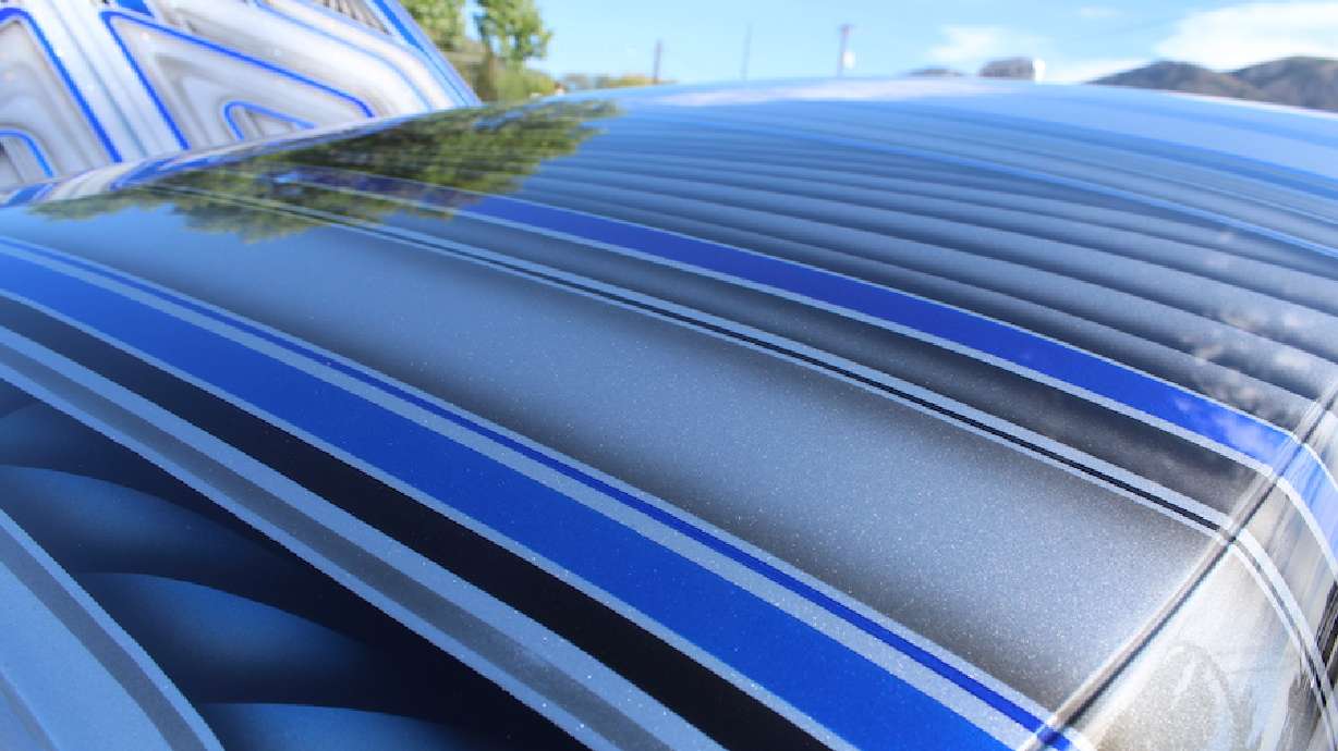 The paint job on Andy Turrubiartez's pickup truck was so good that he paid the painter more than he was billed.