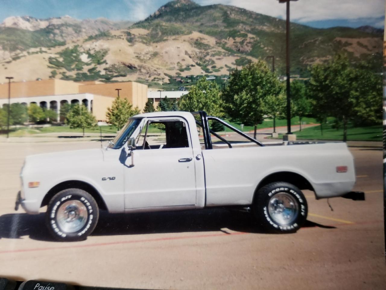 Andy Turrubiartez's 1969 Chevrolet C10 pickup, the high school and work-truck version, before all the upgrades.