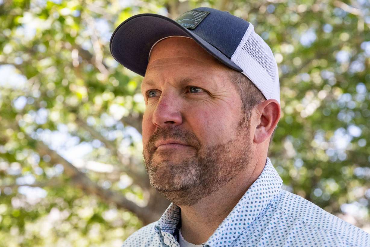 Brody Lambert poses for a portrait at his home in Benjamim on Thursday.