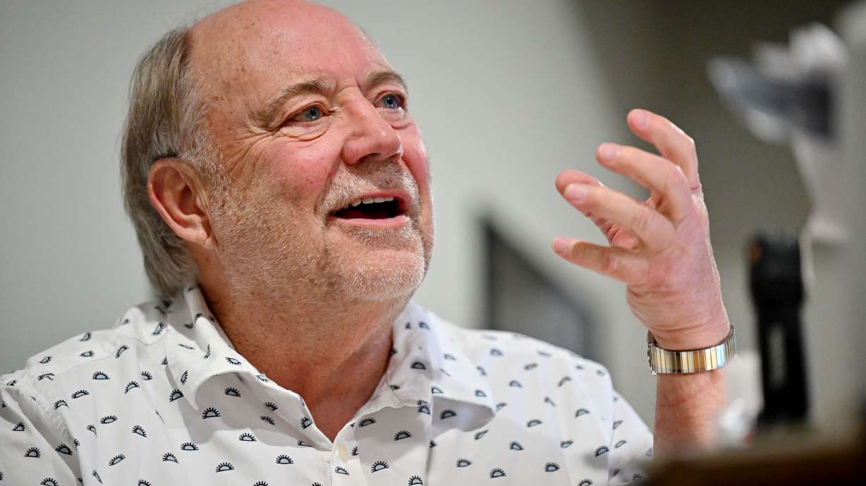 Filmmaker T.C. Christensen talks about his work and what might be next for him during an interview in Farmington on June 4. “Escape from Germany” has earned more than $2 million in the box office.