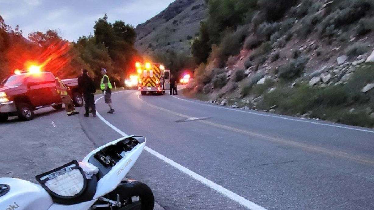One man died, and another was injured, after colliding on their motorcycles Saturday evening in Blacksmith Fork Canyon.