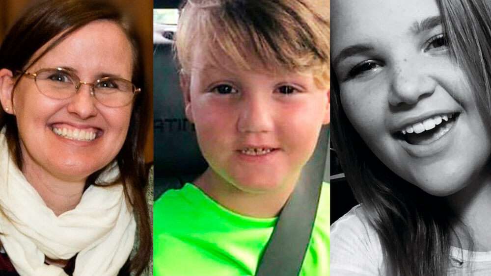 Tammy Daybell, Joshua "JJ Vallow and Tylee Ryan are pictured in undated photos.