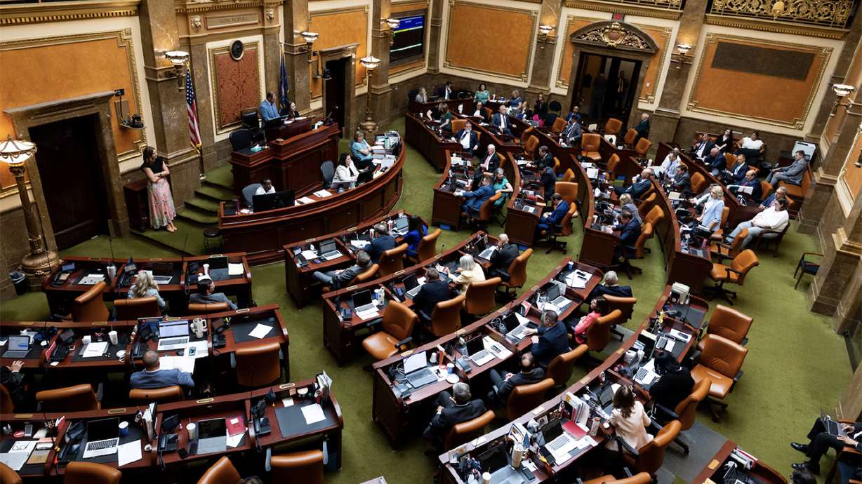 The Utah House of Representatives is pictured during a legislative special session at the Utah Capitol in Salt Lake City on Wednesday. They were to take up two key issues — securing enough energy for the state's future growth and retaining access to federal lands for purposes of multiple use.
