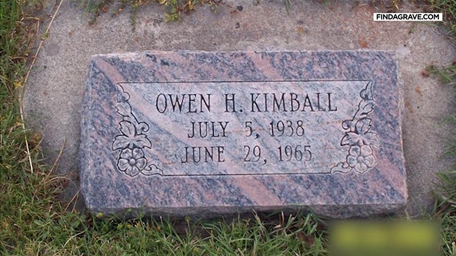 The grave of Owen Kimball, the killer of Tanya Weber, who he killed in 1965. The case was not solved until 2023.