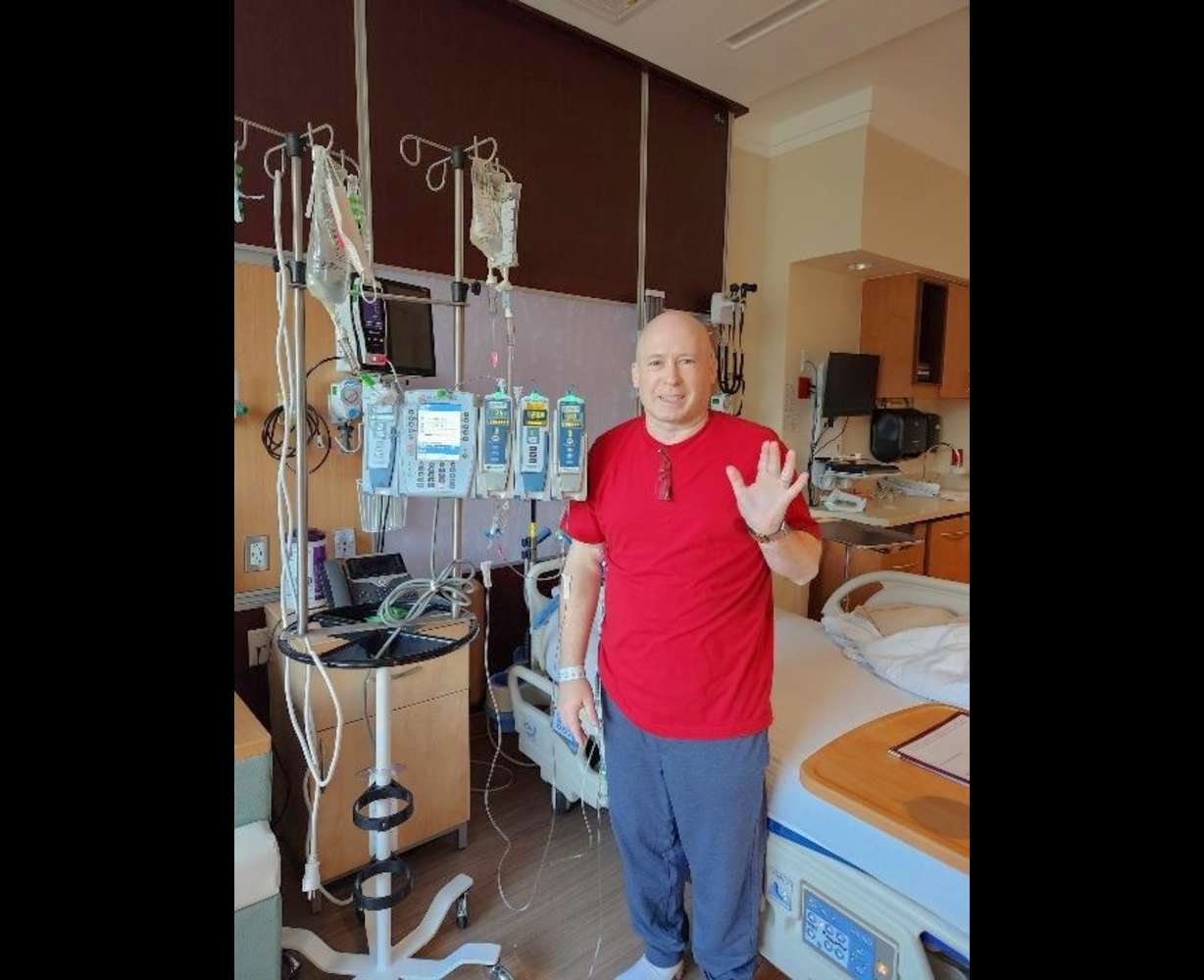 Brian Laney, of Payson, has been diagnosed with cancer 30 years after donating bone marrow to his older brother Michael Laney, who lost his battle to cancer in 1995.