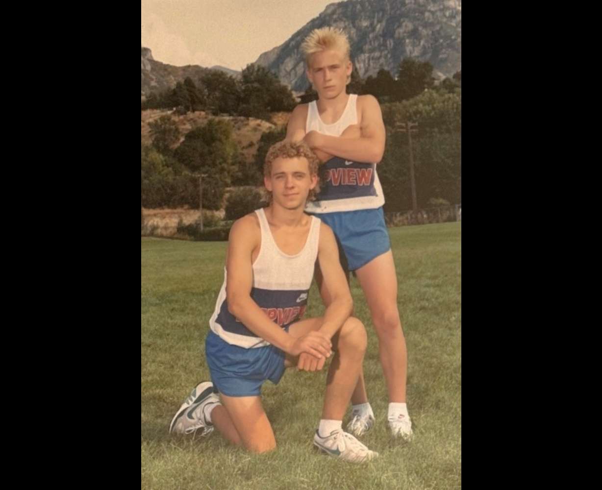 Brian and Michael Laney were athletes at Timpview High School in their youth. Michael Laney passed away in 1995 after receiving a bone marrow transplant from Brian Laney, who is now fighting his own battle with cancer.