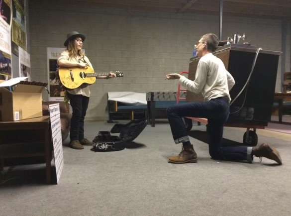 Sammy Brue was mentored by Justin Townes Earle as a folk musician.