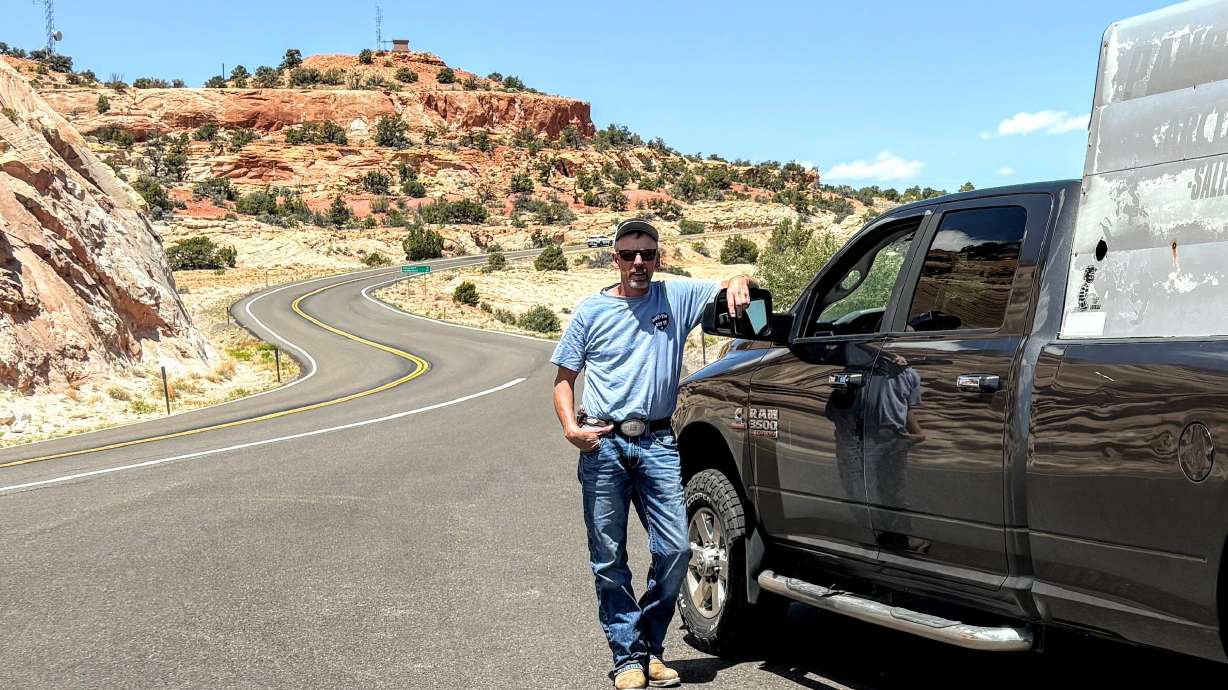 Traveling the fabled Highway 12, Garfield County mailman Tracy Sidwell has put nearly 2 million miles on a succession of Dodge Ram diesels.