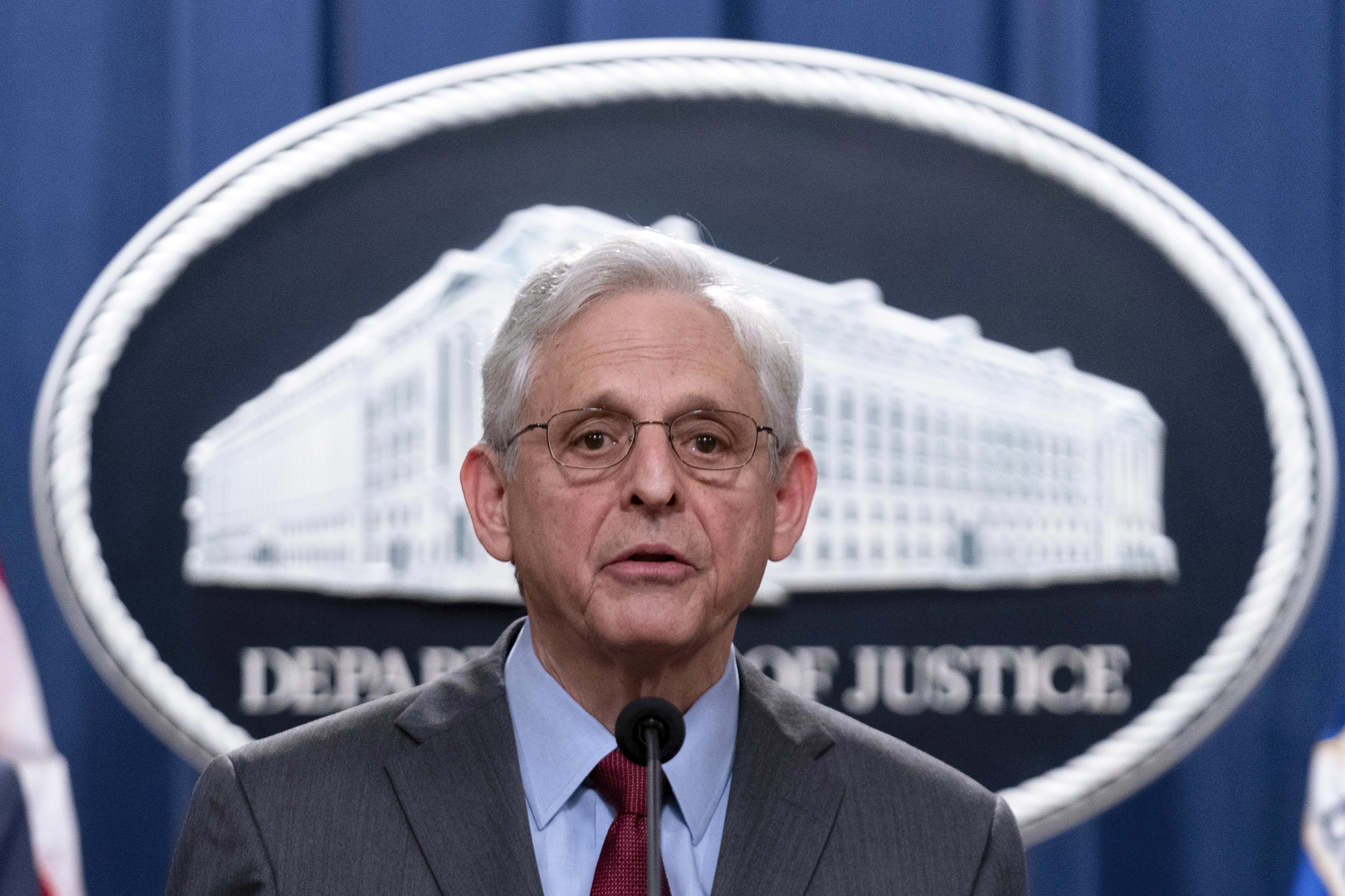 Attorney General Merrick Garland speaks in Washington, June 27. House Republicans have filed a lawsuit against Garland.