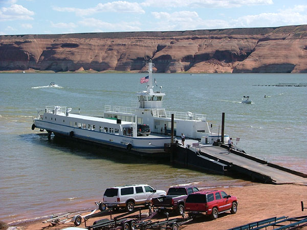 Popular Lake Powell ferry service returns after low waters kept it docked for 3 years