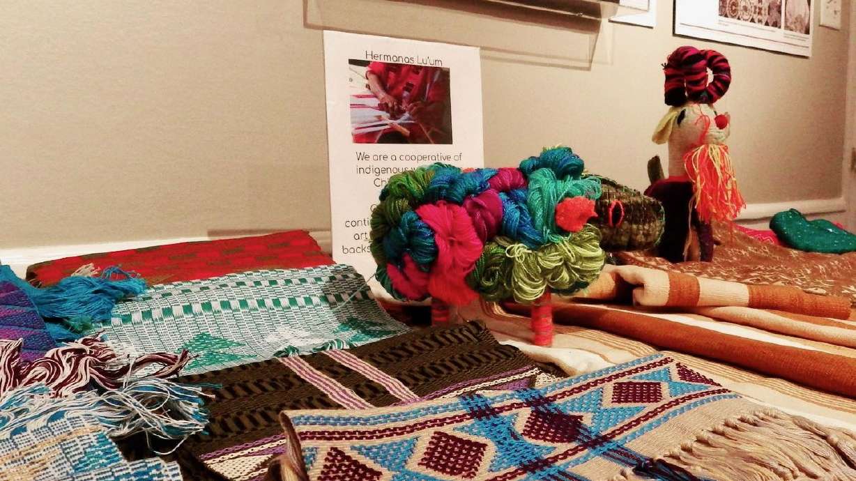 The Chase Home Museum of Utah Folk Arts will host an exhibit featuring art by refugees and newcomers that opens Sept. 14. The photo shows an exhibit from 2019.