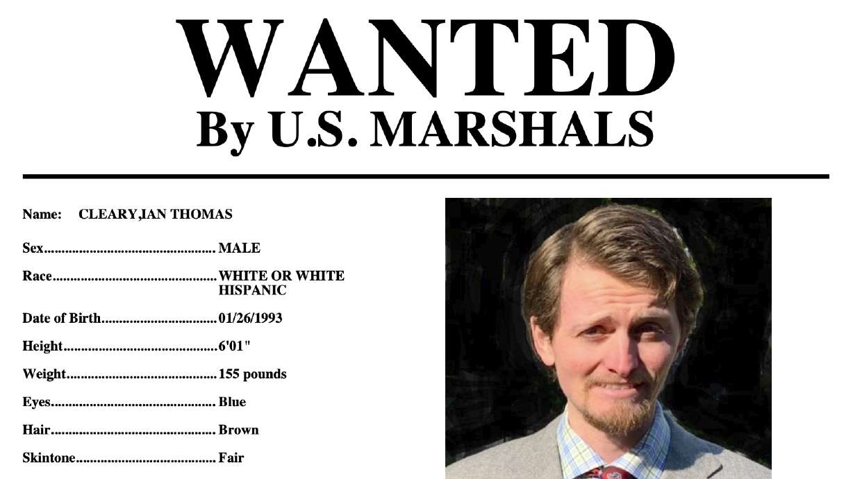 This undated wanted poster shows Ian Cleary, of Saratoga, Calif. A French court has ruled he can be extradited to the United States.