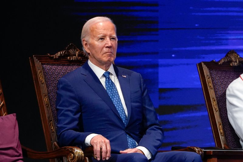 President Joe Biden attends a church service at Mt Airy Church of God In Christ in Philadelphia, Penn., Sunday. Biden is not being treated for Parkinson's disease, the White House said on Monday