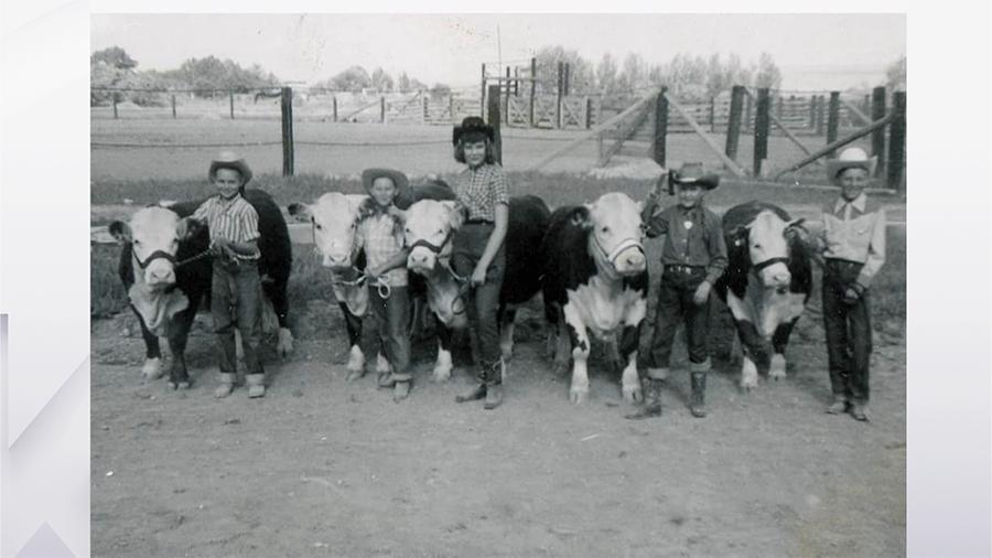 Photos of children participating in a junior livestock show in Ferron, Emery County. Residents are taking steps forward after the livestock show barn burned.