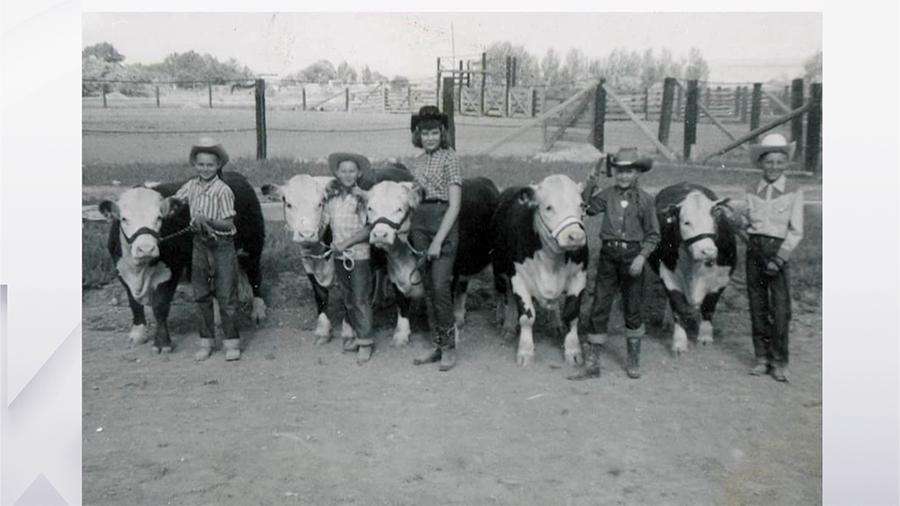 Photos of children participating in a junior livestock show in Ferron, Emery County. Residents are taking steps forward after the livestock show barn burned.