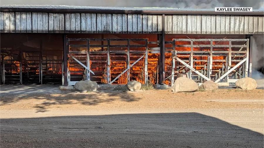 A junior livestock show that’s been performing for over 80 years was displaced after its home barn burned down in Ferron, Emery County. The barn was a historic landmark that was built during the Great Depression by volunteers.